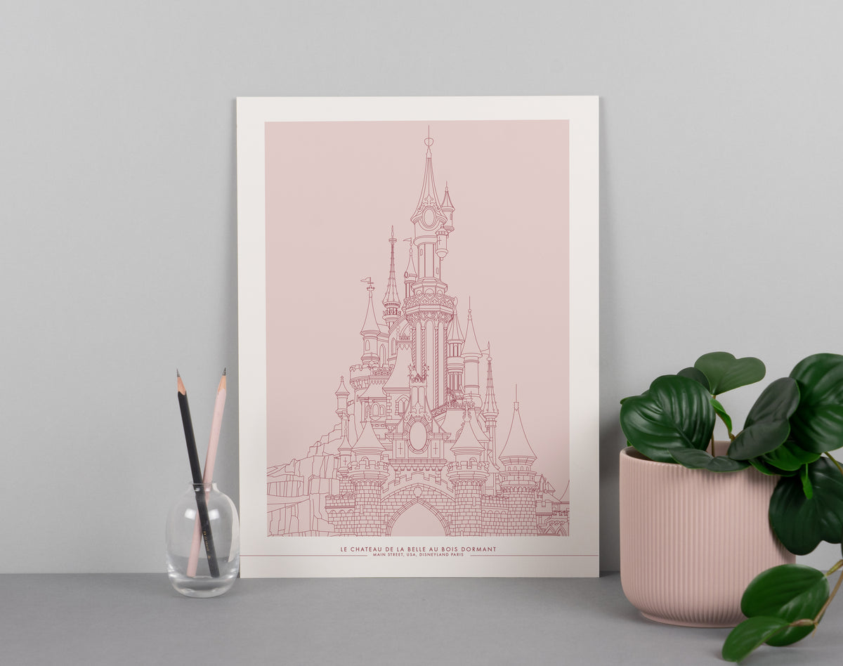 Paris Castle Print