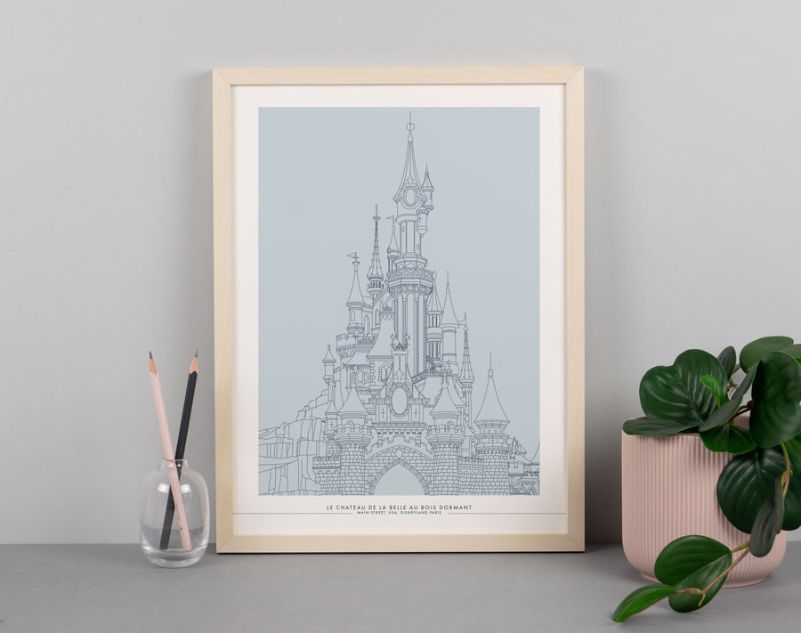 Paris Castle Print