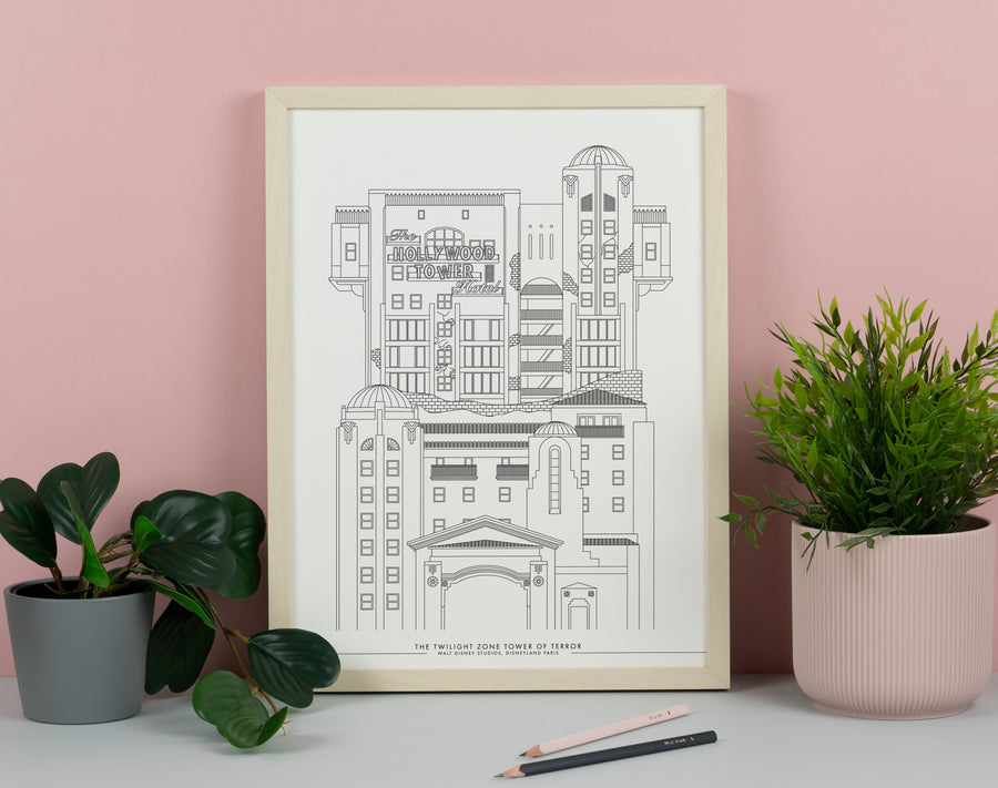 Hollywood Hotel Paris Print