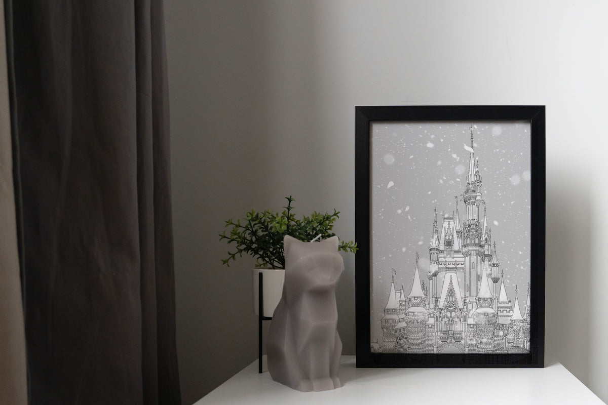 Snowy Florida Castle Print